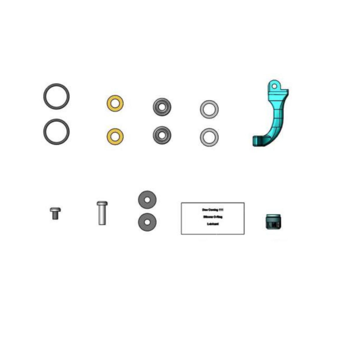 Reservdelssats till vattensifon, Krusman - KRUSMAN RESERVDELSSATS TILL VATTENSIFON 7635005