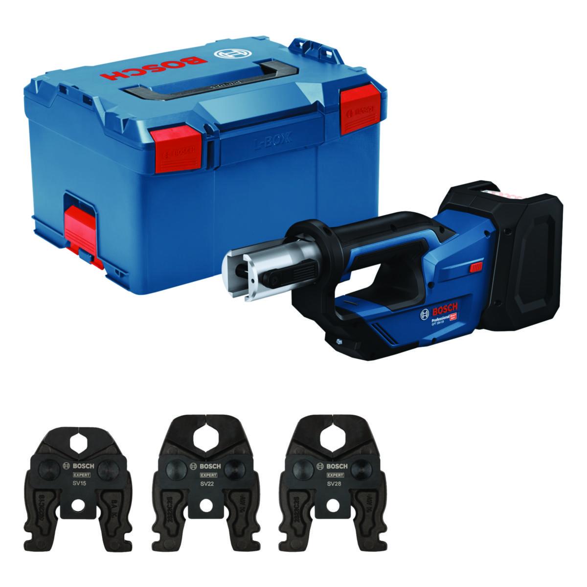 Pressverktyg Bosch GPT 18V-19 L-BOXX SOLO SV15/22/28 - PRESSVERKTYG BOSCH GPT 18V-19 L-BOXX SOLO SV15/22/28 19 KN