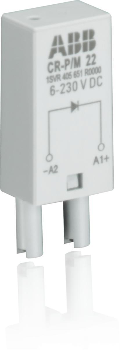 Överspänningsskydd och LED CR-P/M - PLUGG MODUL CR-P/M 62C 1SVR405655R0000