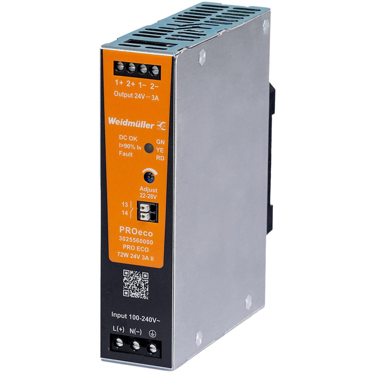 Nätaggregat PROeco II 1-fas - SP AGG ECO 120W 24V 5A II PRO ECO 120W 24V 5A II