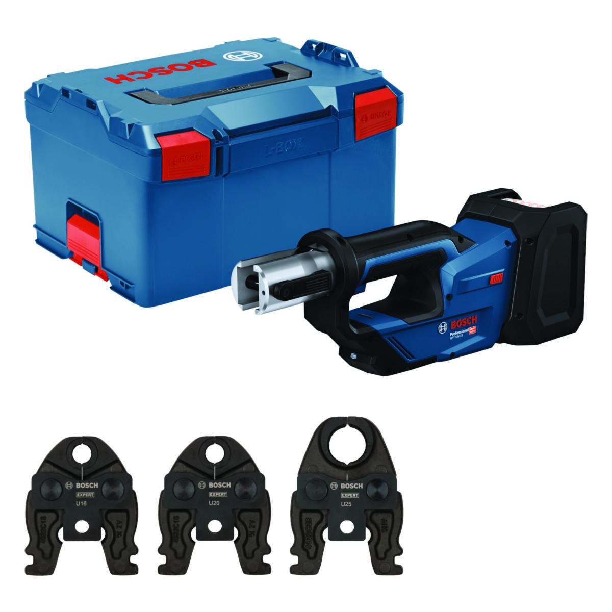 Pressverktyg Bosch GPT 18V-19 L-BOXX SOLO U16/20/25 - PRESSVERKTYG BOSCH GPT 18V-19 L-BOXX SOLO U16/20/25 19 KN