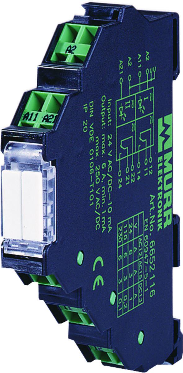 Relä Murr - RELÄ IN24VAC UT250VAC 6A 6652111