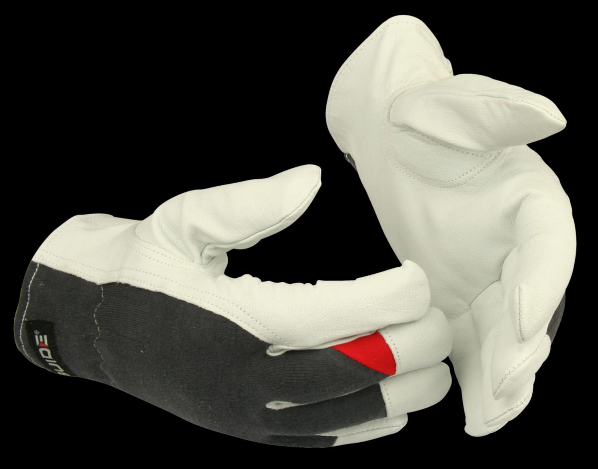 Arbetshandske Guide 55 - HANDSKE GUIDE 55 LÄDER ÖPPEN KRAGE STL 8