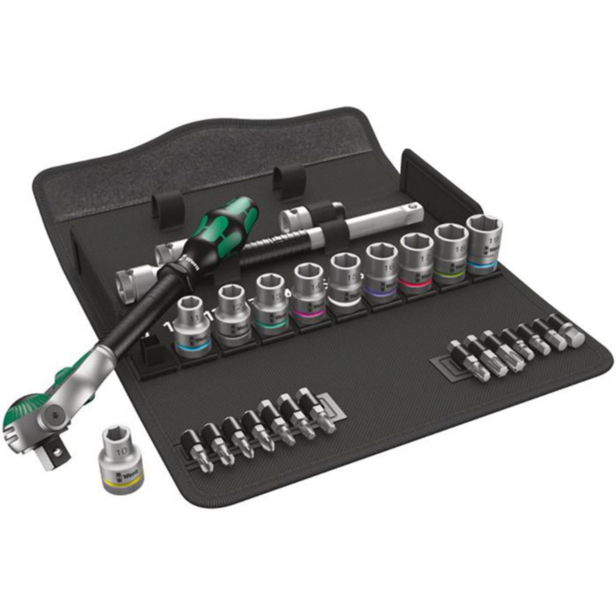 Hylsnyckelsats Wera 8100 SC 6 Zyklop - HYLSNYCKELSATS WERA 8100 SC 6 ZYKLOP 1/2" 28DEL