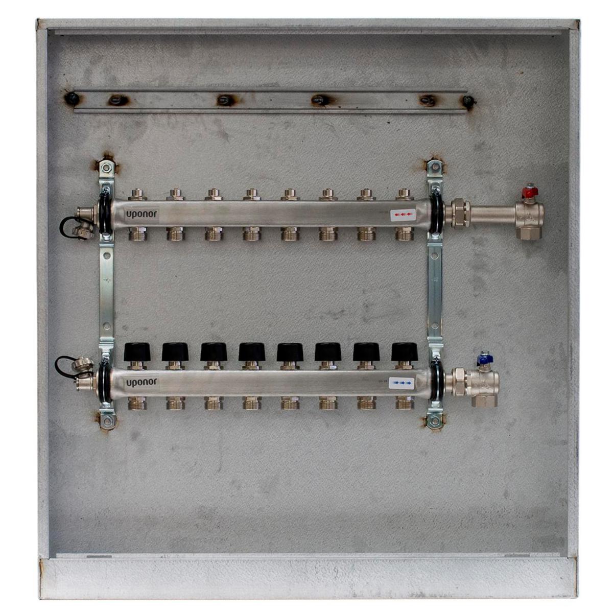 Fördelarskåp, Comfort Port WT, Uponor - UPONOR COMFORT PORT WT 8 
