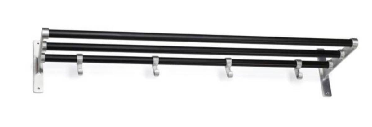 Hatthylla Elegant - HATTHYLLA ELEGANT ALU/SVART 600 MM