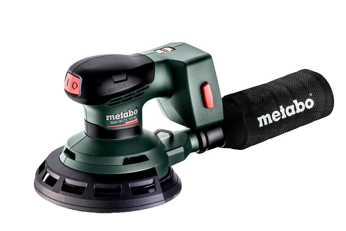 Excenterslipmaskin Metabo SXA 18 LTX 150 BL SOLO metaBOX 215 - EXCENTERSLIP METABO SXA 18 LTX 18 VOLT 150 MM STÖDRONDELL