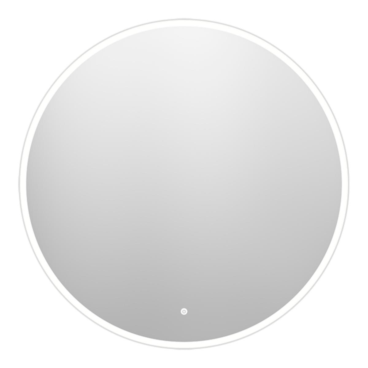 Rund spegel med Led-belysning och touchknapp - LEDSPEGEL A-COLL RUND 800 MM MED TOUCHKNAPP IP44, KOPPARFRI