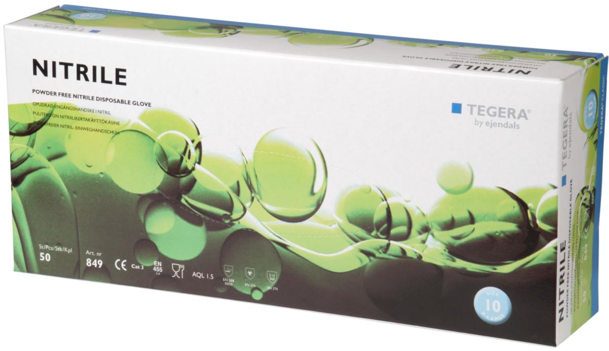 Glove disposable tegera 849 - Engangshanske nitril Tegera 849 str 8