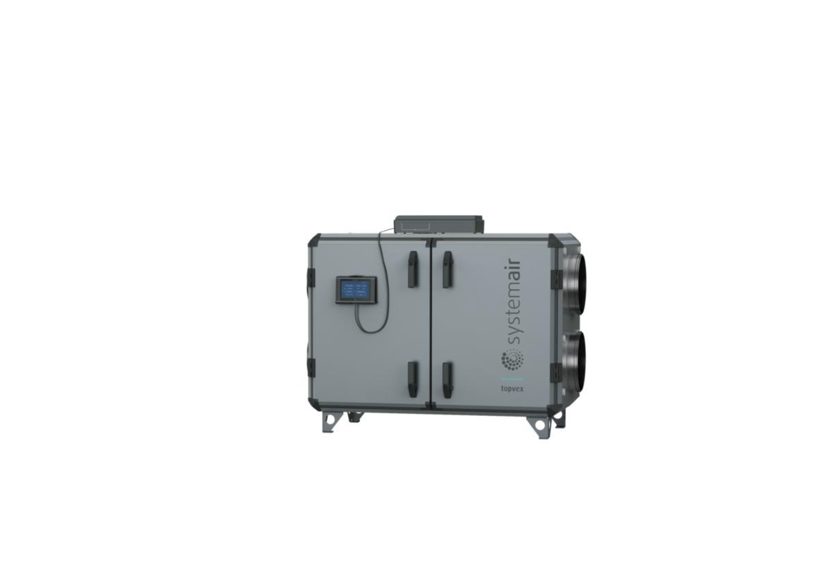 Värmeåtervinningsaggregat Topvex SR30, El, Systemair - AGGREGAT TOPVEX SR30-L-EL7,1 SIDA/VÄ/EL 7,1 SYSTEMAIR