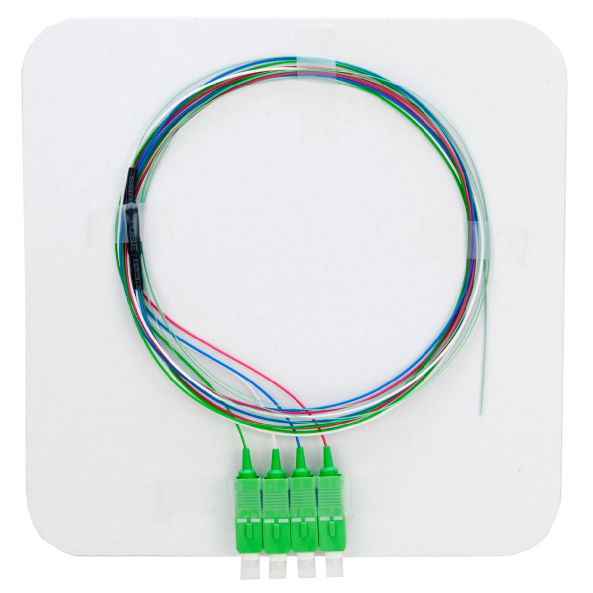 Fanout SM SC/APC G657A 2m, Melbye - FANOUT SM 4XSC/APC G657A 2M 11I25020