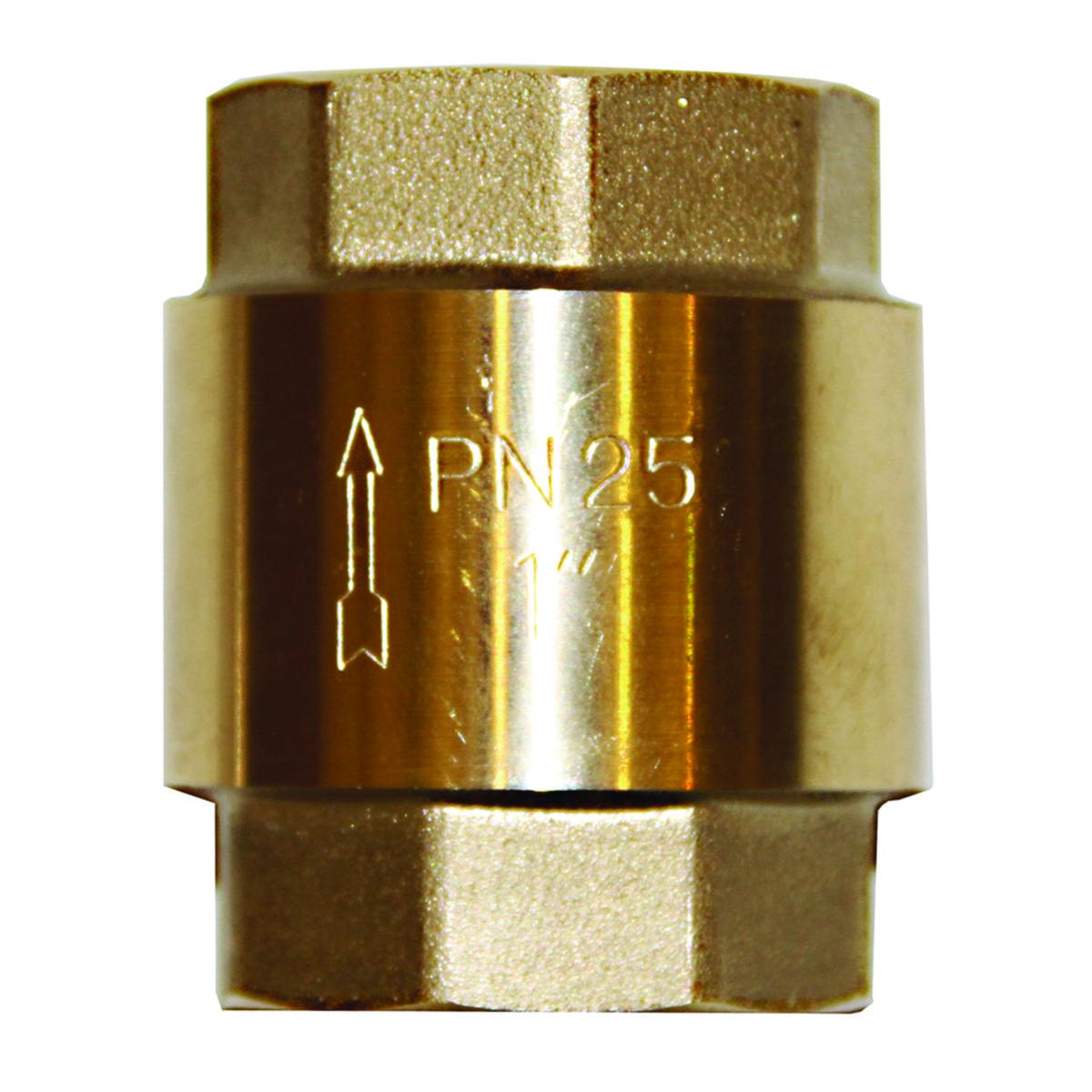 Backventil AVI 1620, a-collection - BACKVENTIL AVI 1620 INV.G G15 MÄSSINGKÄGLA/NBR SÄTE PN25