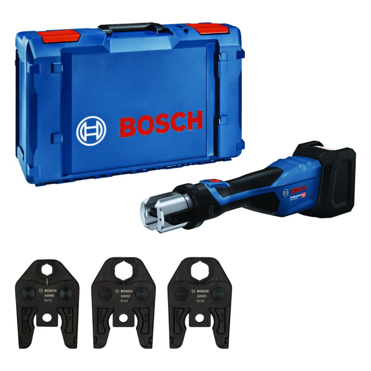 Pressverktyg Bosch GPT 18V-32 SOLO XL-BOXX SV15/22/28 - PRESSVERKTYG BOSCH GPT 18V-32 XL-BOXX SOLO SV15/22/28 32 KN