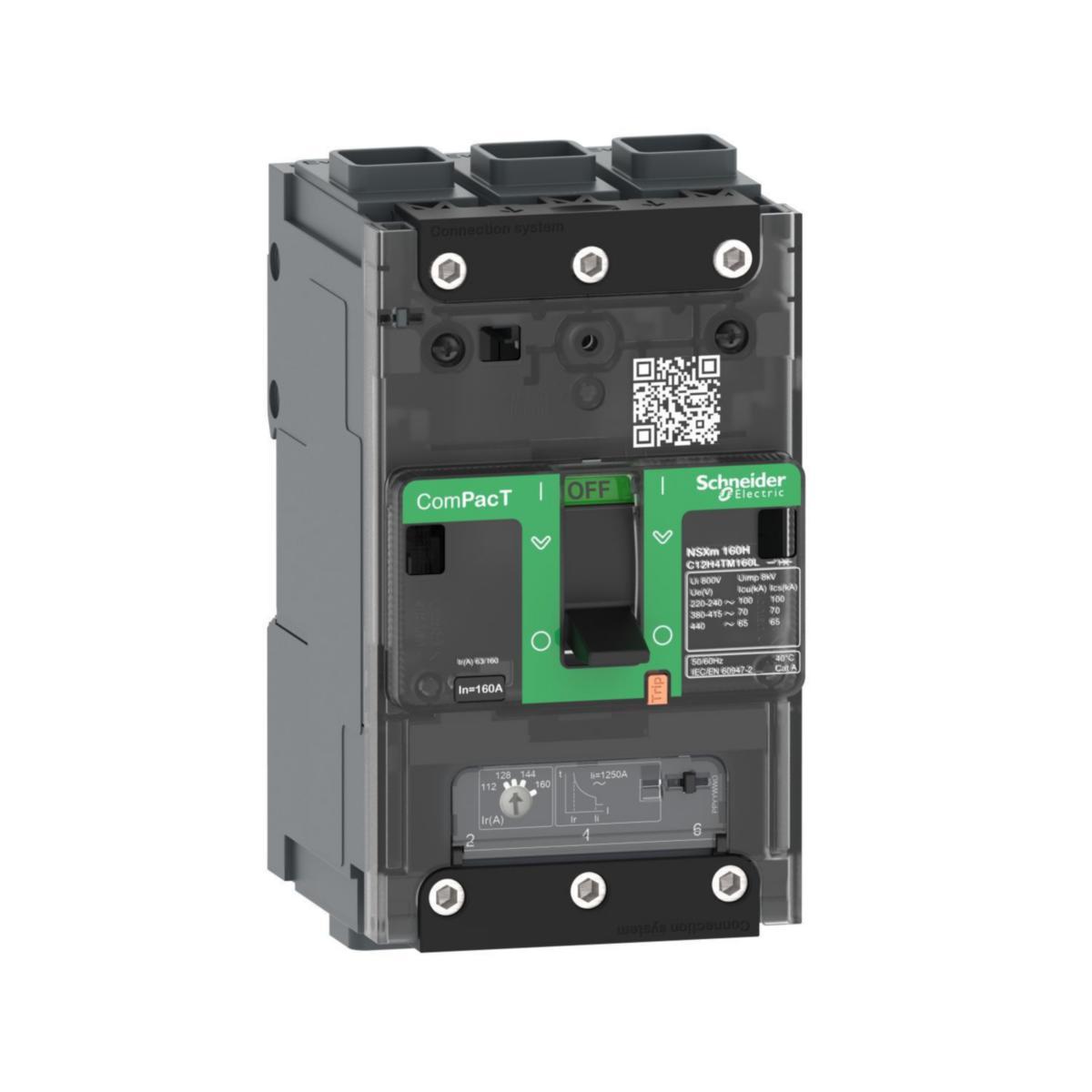 Effektbrytare ComPacT NSXm B - EFFEKTBR NSXM B TM100D 3P EL C11B3TM100L