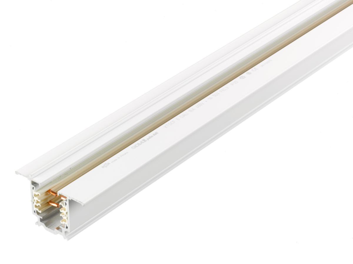 Contact bar 3-phase recessed, Pro - TRACK 3-CCT 3 M RECESSED WHITE XTSF4300-3