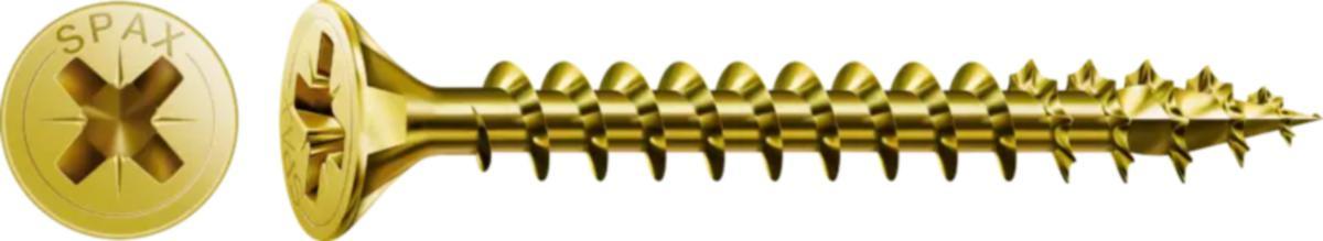 Screw tfx spax-s - Screw 4.0X40 GF CH PZ yellow zinc coated SPAX
