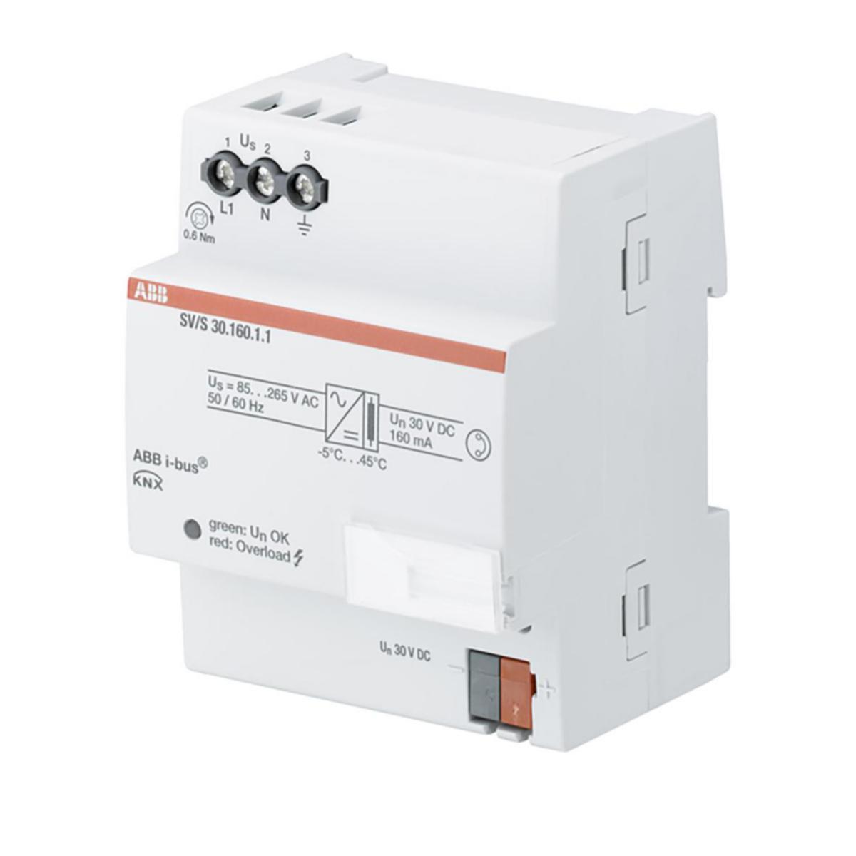 Nätaggregat för KNX, ABB - SPÄNNINGSAGG STANDARD 160MA SV/S30.160.1.1