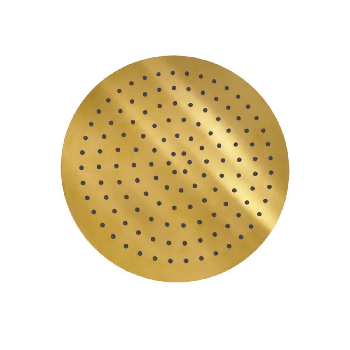 Ceiling shower head Azur round, a-collection - A-COLLECTION TOP SHOWER Ø300 BRUSHED GOLD