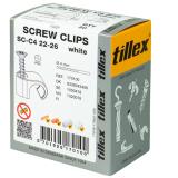 Skruvklammer SC PH2 vit