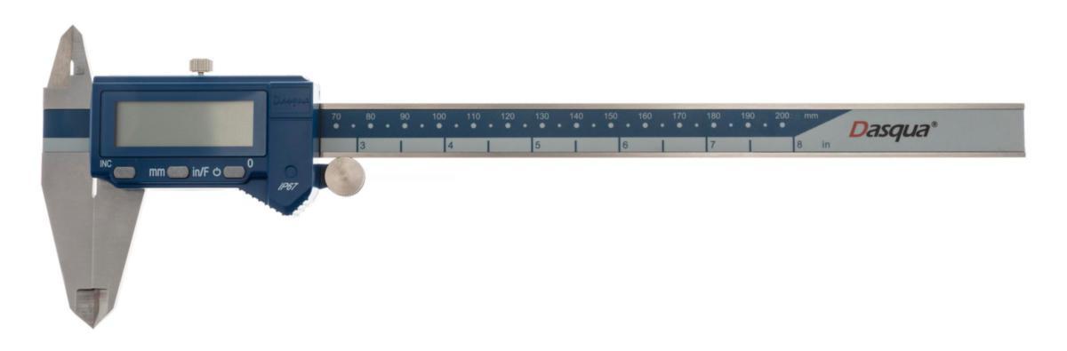 Caliper Dasqua digital IP67 big screen - SKJUTMÅTT DASQUA DIGITALT BIG SCREEN 300MM