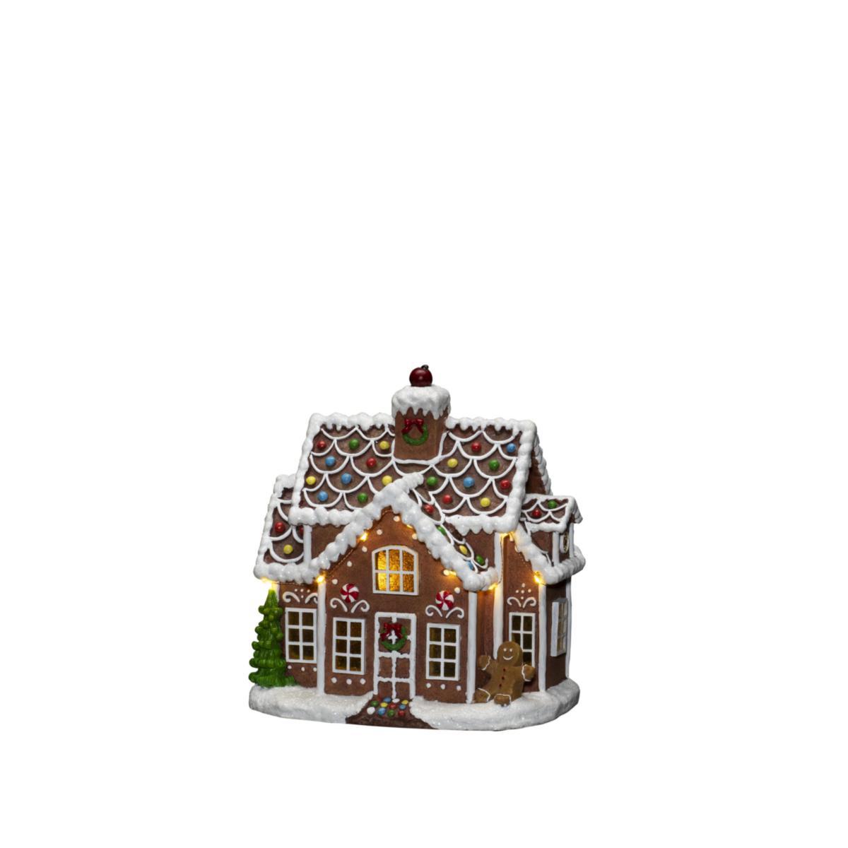 Gingerbread house - B/O Christmas decoration LED 