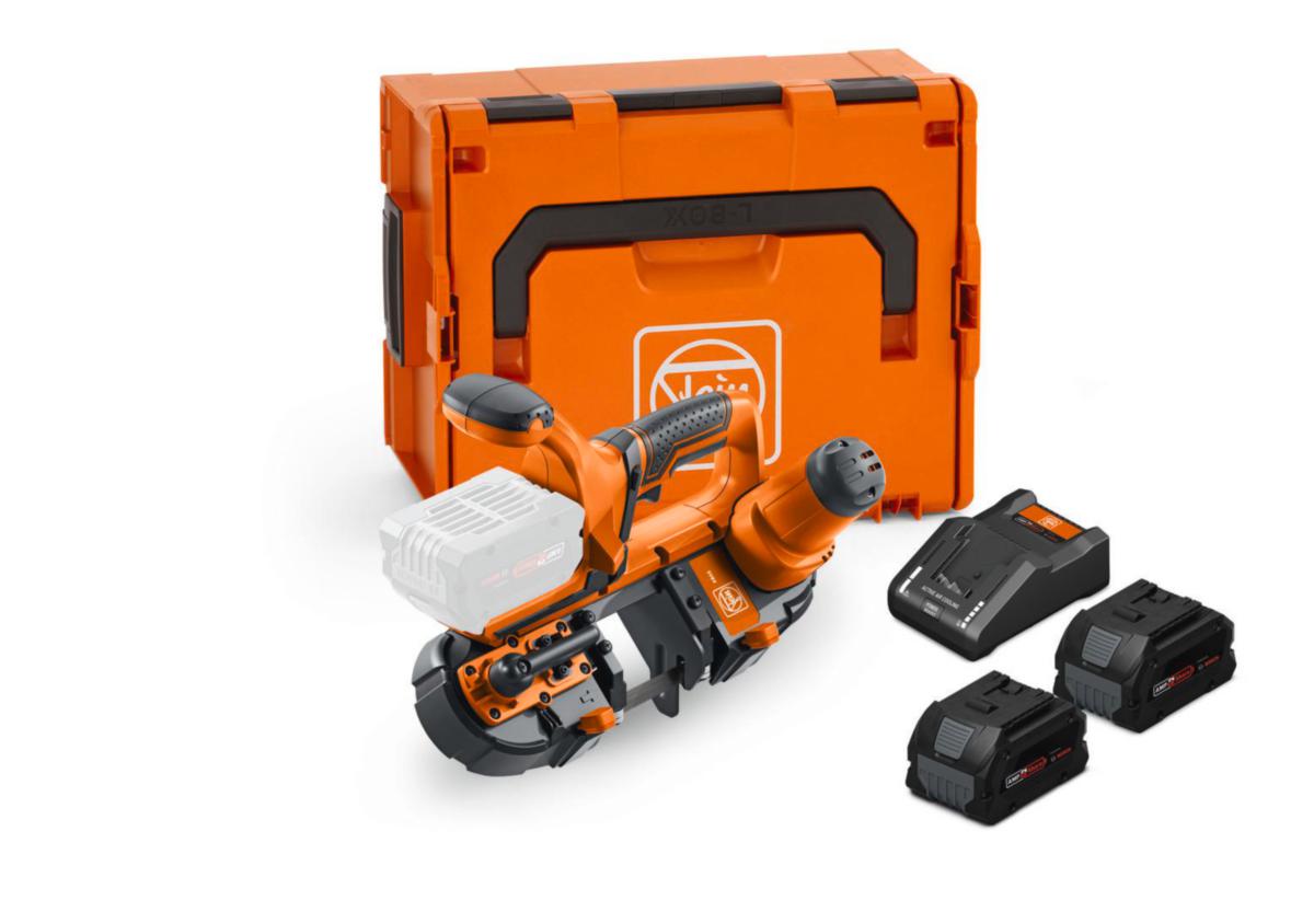 Bandsåg Fein ABAS 18-63 AS SET 2x8 Ah - BANDSÅG SET, FEIN, ABAS 18-63 BAND SAW FEIN ABAS 18-63