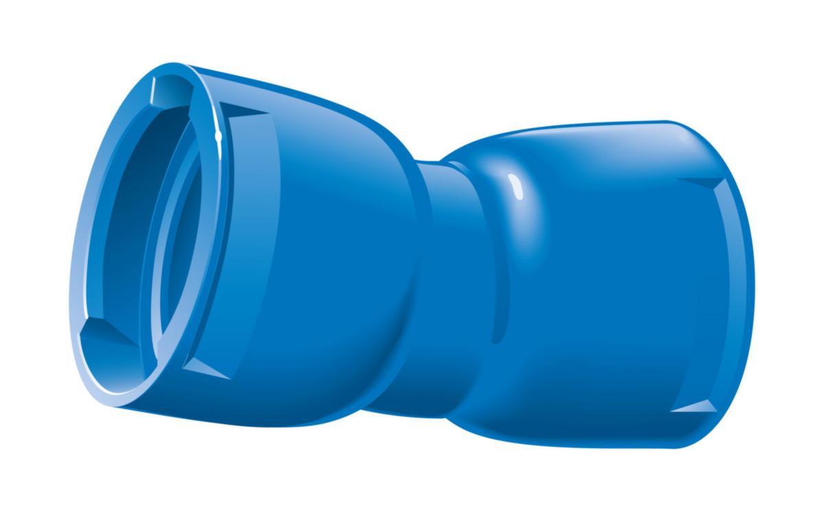 Böj 11° med två muff VRS Pro - 100x11GR VRS-KROKRÖR 2 MUFF PBB.1211