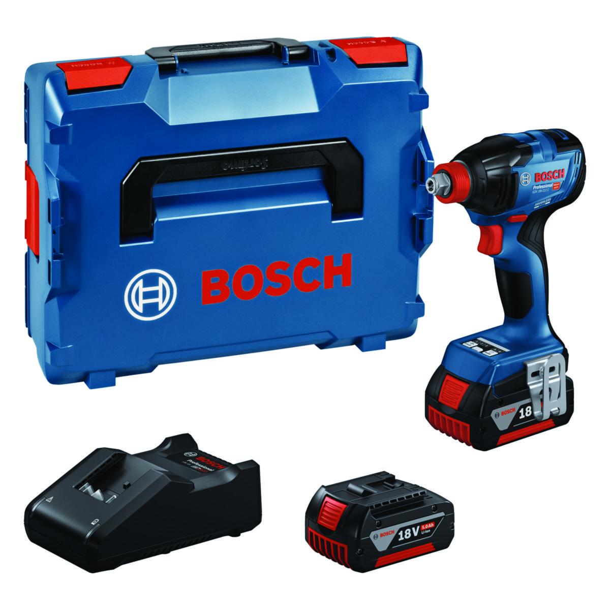Kombidragare Bosch GDX 18V-210 2x5.0 Ah - KOMBIDRAGARE BOSCH GDX 18V-210 2x5Ah L-BOX M 370 NM 1/2"