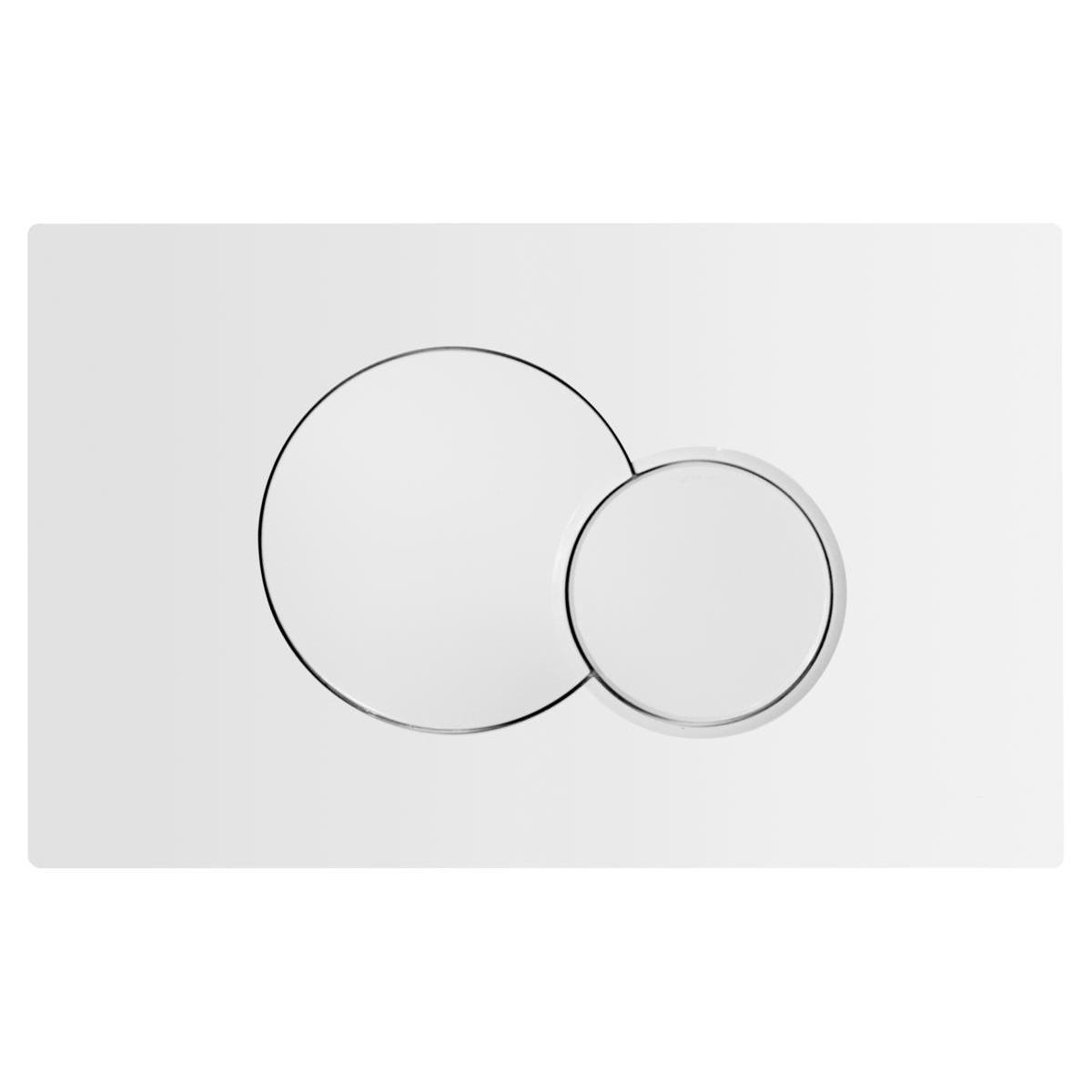 Spolknapp Ifö Classic, mekanisk - IFÖ CLASSIC SPOLKNAPP VIT, DUBBELSPOLNING