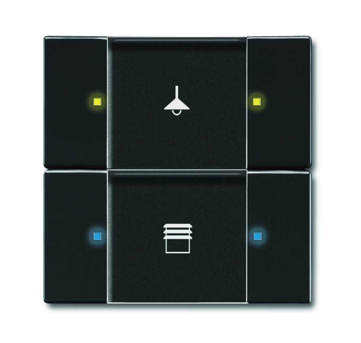 Tryckknapp 1-4 polig Impressivo - TRYCKKNAPP 4KN MF IMPR ANT 6116-0-0206