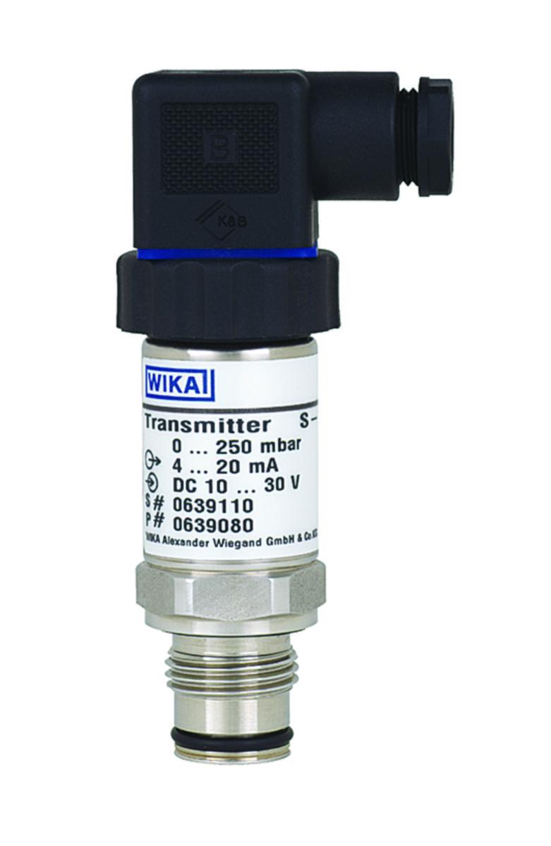 Tryckgivare S-11, 4-20 mA, G1/2" B, med utvändigt membran. - TRYCKGIVARE 0-0,6 BAR DN25 S-11 L-PLUGG 4-20 MA G1 B