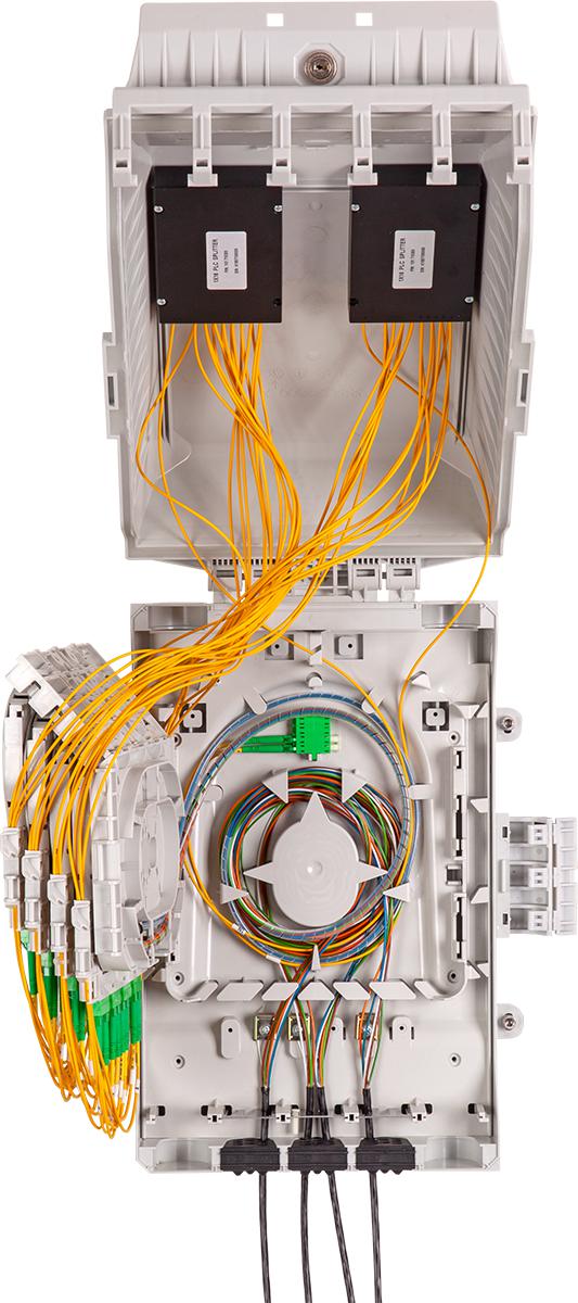Fiberbox MDB-M B 96/64F IP65, Melbye - FIBERBOX MDB-M B 96/64F IP65