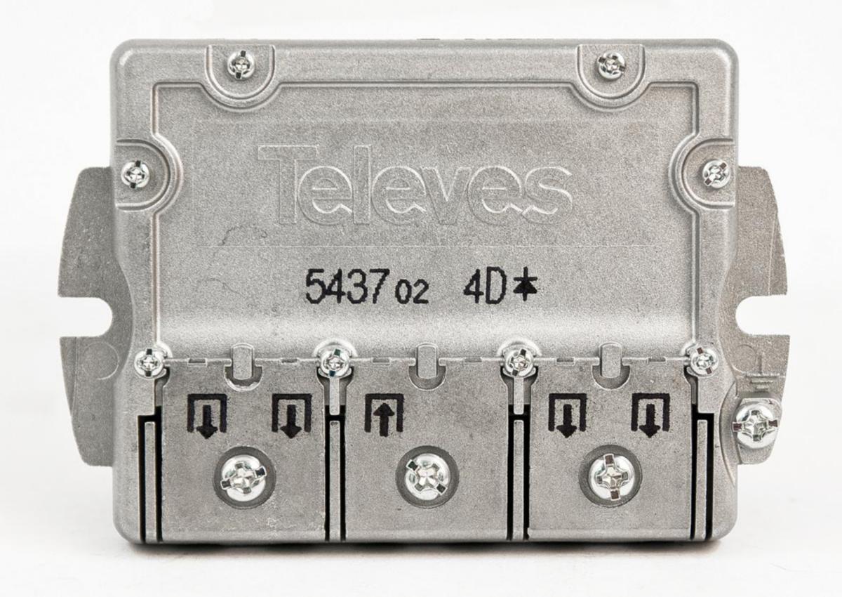 Fördelare Easy-F - FÖRDELARE EASY-F 8dB 4-VÄGS DC 5-2400 543702