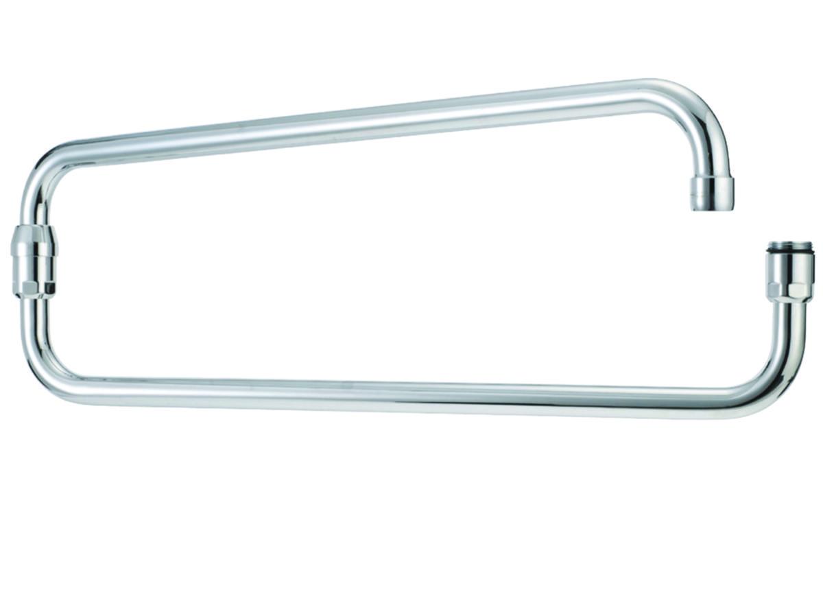 Utloppspip dubbelledad för köksblandare Mora - DUBBELSVÄNGPIP L= 950 MM MA 309037