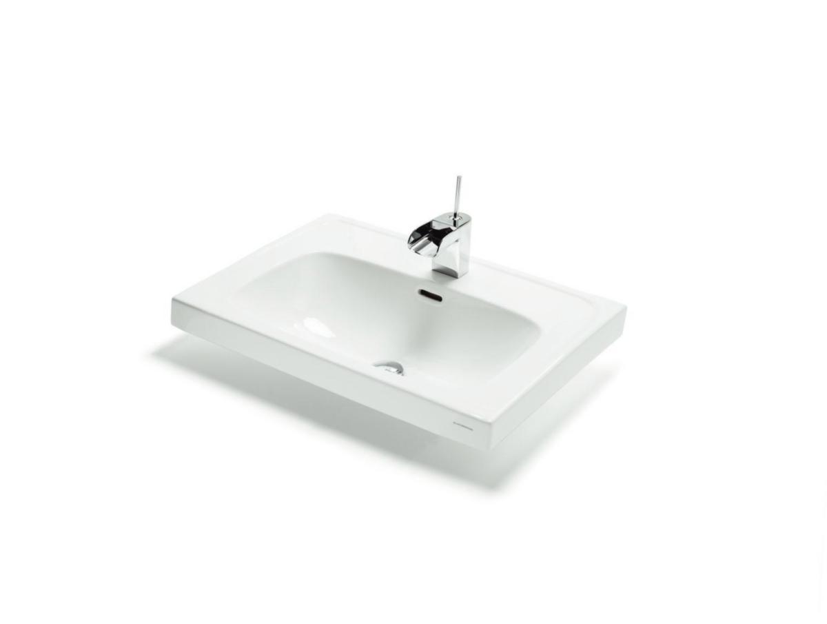 Tvättställ Deep, Svedbergs - SVEDBERGS TVÄTTSTÄLL DEEP 60X45 VITT. PORSLIN. 6060