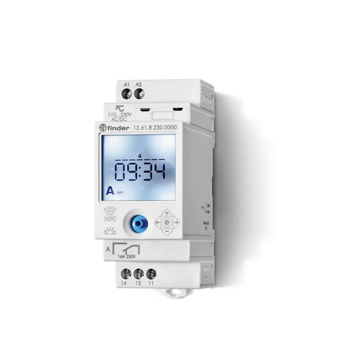 Time switch 230vac 1no (16a) 12.61.8.230.0000 - timer clo...
