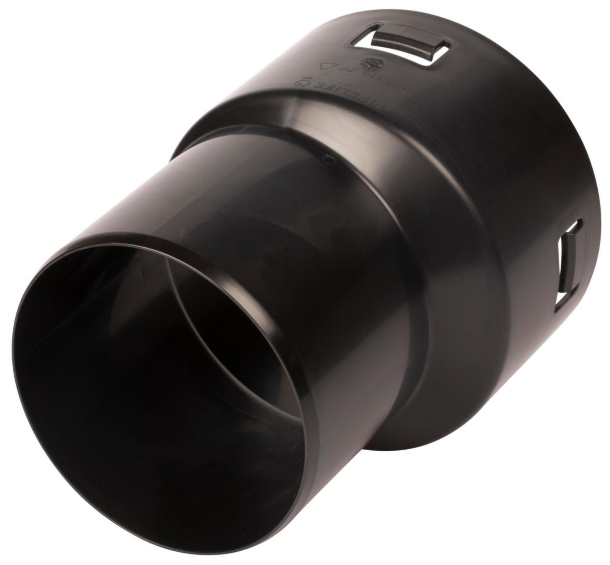 Drainage transition - 128x110 DRAIN TRANSITION PIPE PVC SOCKET/SMOOTH END