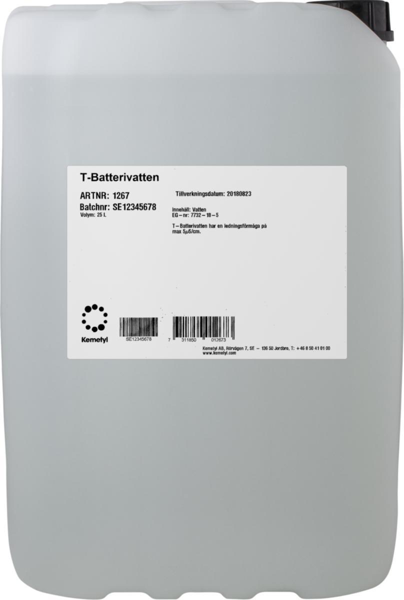 Batterivatten T-Vatten Kemetyl - BATTERIVATTEN T-VATTEN 25L KEMETYL