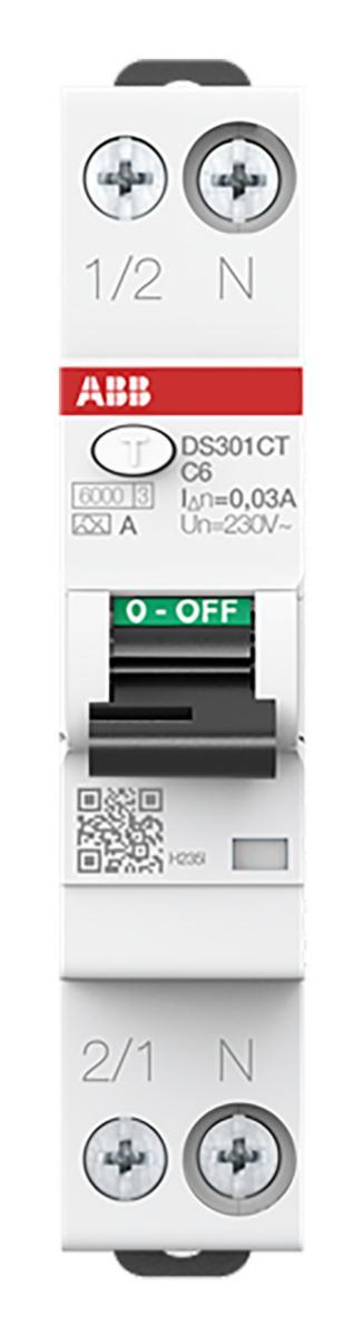 Personskyddsbrytare DS301CT - PERSONSKYDDSBR DS301CT C6 A30 DS301CT C6 A30