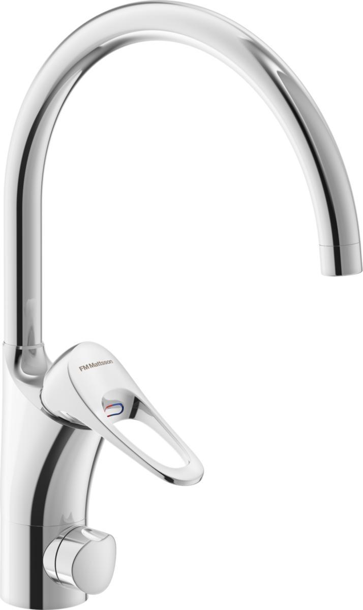 Kitchen mixer 9000XE with C spout & dishwasher attachment, FMM - FMM 9000XE KITCHEN MIXER C-SP. A-CLASS, W. DWV, CHROME