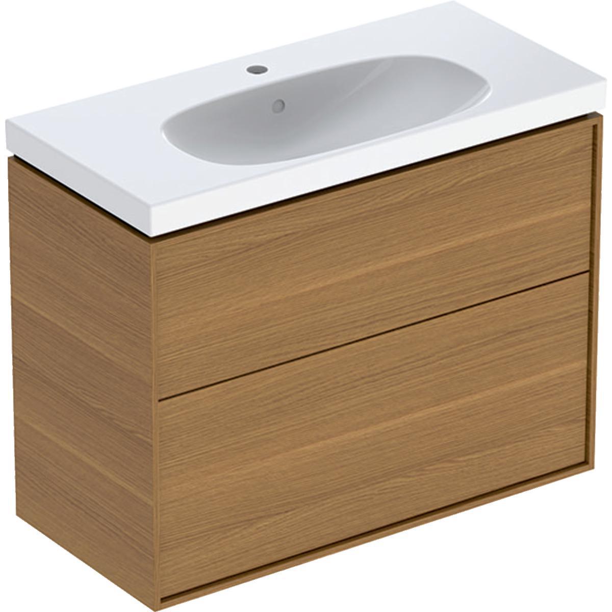 Ifö Sense Art Set kommod kompakt - IFÖ SENSE ART MÖBELPAKET KOMP 2 LÅD,EK NATUR B89,T42,M.TV.ST