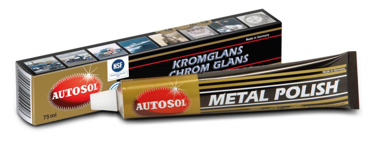 Autosol Metal Polish/Kromglans - POLERPASTA AUTOSOL KROMGLANS METAL POLISH 75ML TUB
