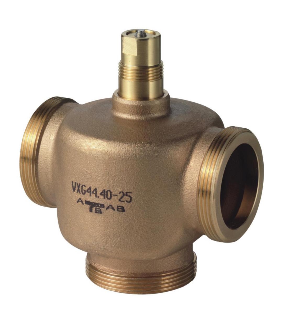Control valve 3-way VXG44, Siemens - 25 CONTR VALVE VXG44.25-10 3-WAY, KVS 10 PN16 G