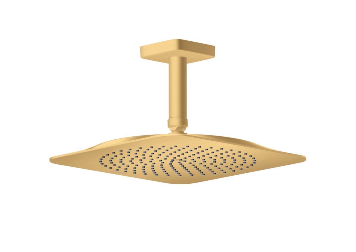 Duschhuvud Axor Citterio C 1-jet för tak, Hansgrohe - HANSGROHE DUSCHUVUD AXOR.CITT. C BORSTAD GULD-OPTIK
