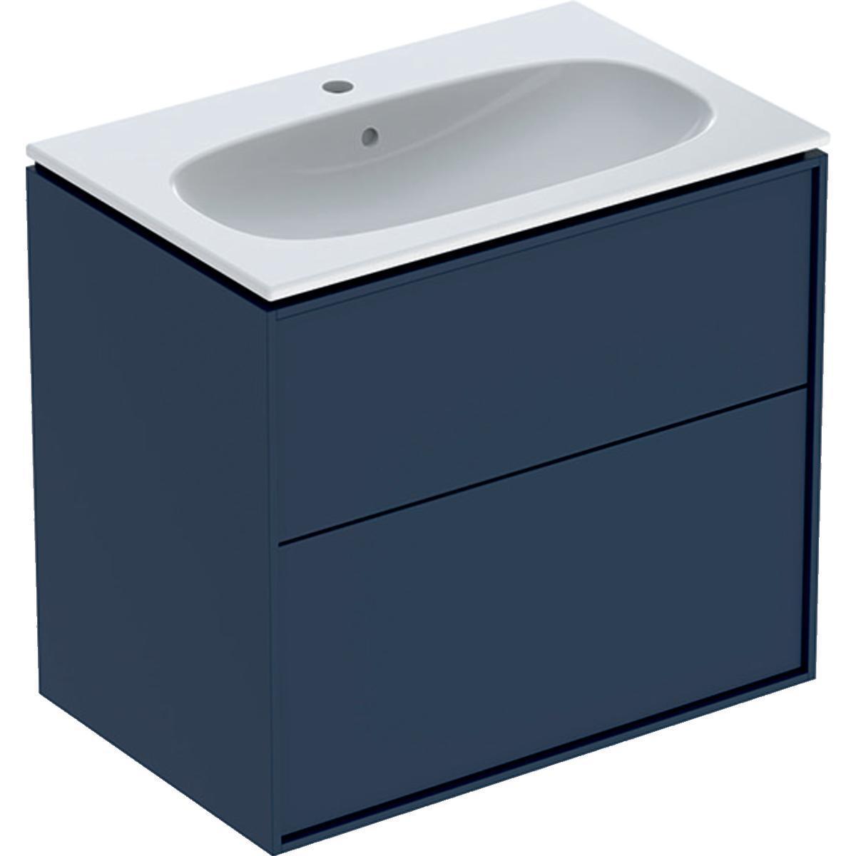 Ifö Sense Art smal set kommod - IFÖ SENSE ART MÖBELPAKET SMAL 2 LÅD,BLÅ B74,T48,M.TV.ST.