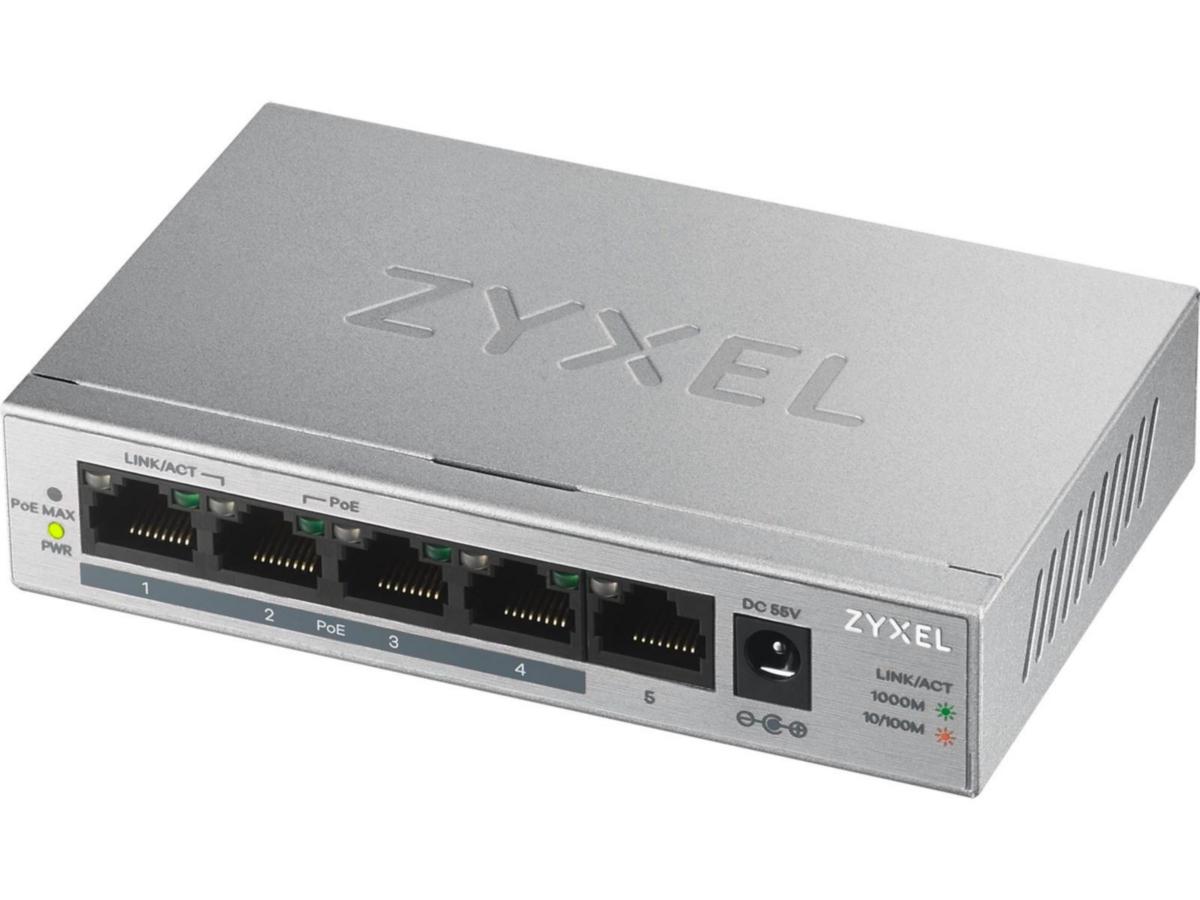 Switch 5 port GS1005HP PoE+ - SWITCH 5-PORT POE+ OMAN. GS1005HP-EU0101F