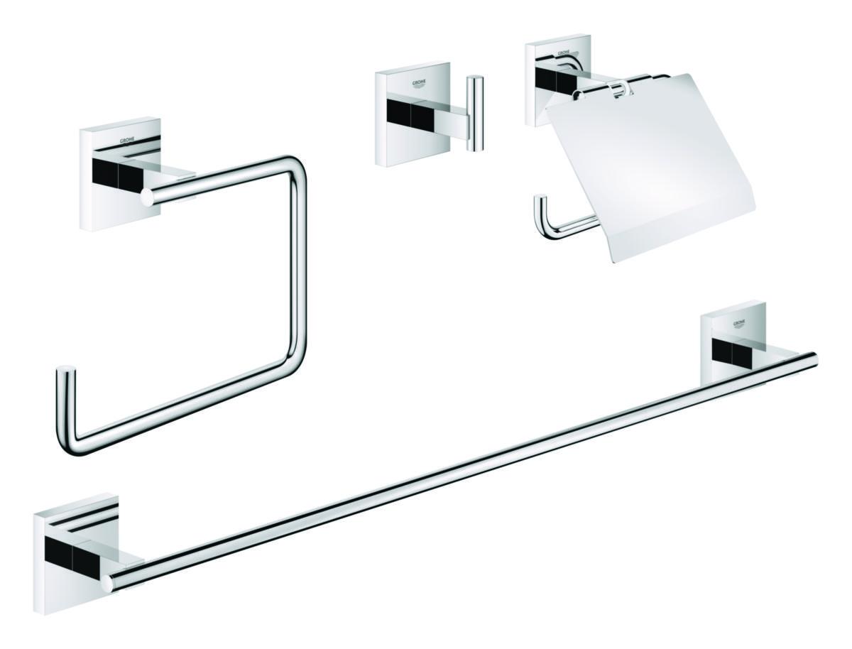 Accesoar set 4-in-1 Start Cube, Grohe - GROHE ACCESOAR SET 4-IN-1 START CUBE, KROM