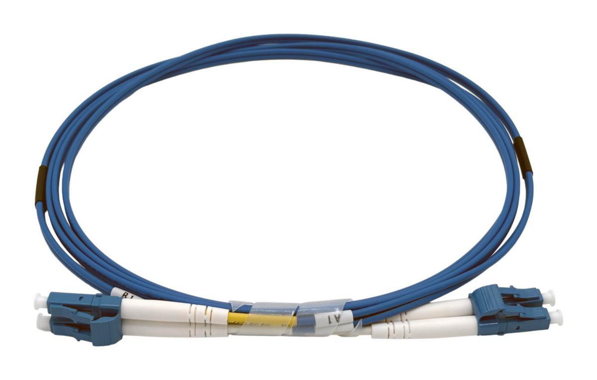 Fiberkablage FTTX SM Duplex LC/UPC-LC/UPC - KABL 2XLC-LC UPC 0,5M BLÅ 41F-S2-LC-LC-0EU-BU