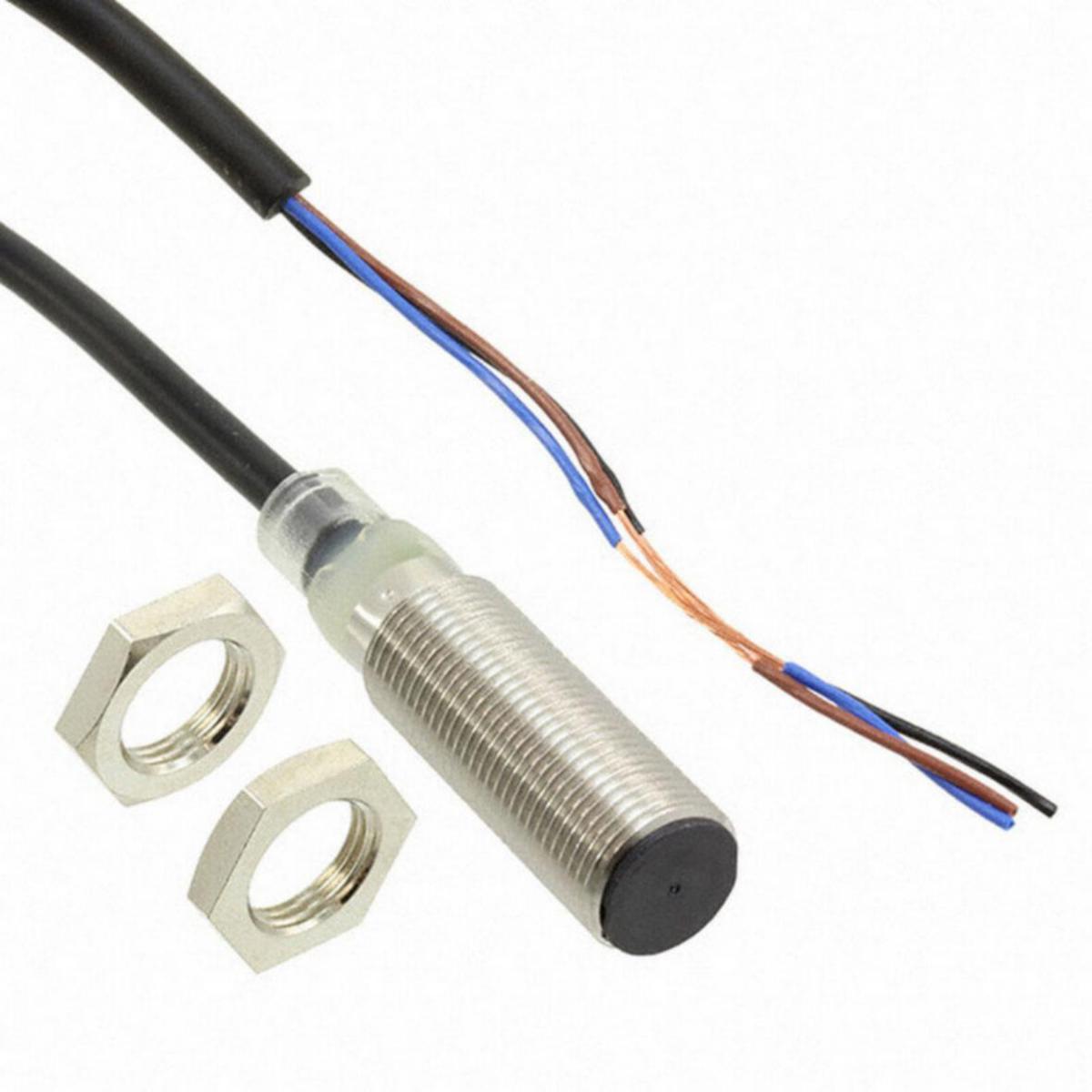 Induktiv givare E2B - IND GIV M18 OSK 8MM PNP 2M E2B-M12KN08-WP-B1 2M OMS