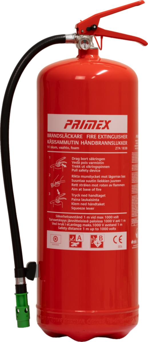 Brandsläckare Dafo SK 9 KF 27 A 183B - BRANDSLÄCKARE DAFO SKUM 9 LIT PRIMEX SK 9 KF 27A 183B